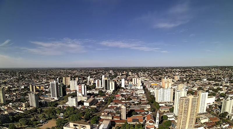 Dia comeou com ensolarado em Campo Grande FRANCISCO BRITTO