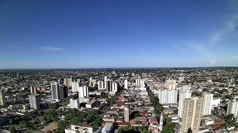 Vista aérea de Campo Grande nesta manhã ©FRANCISCO BRITTO