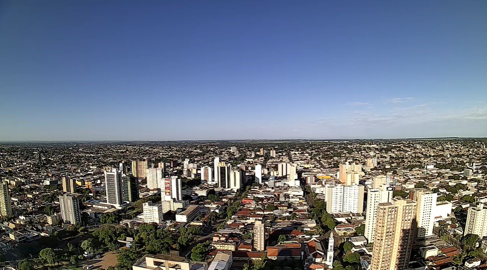 Campo Grande nesta manhã de segunda-feira ©FRANCISCO BRITTO