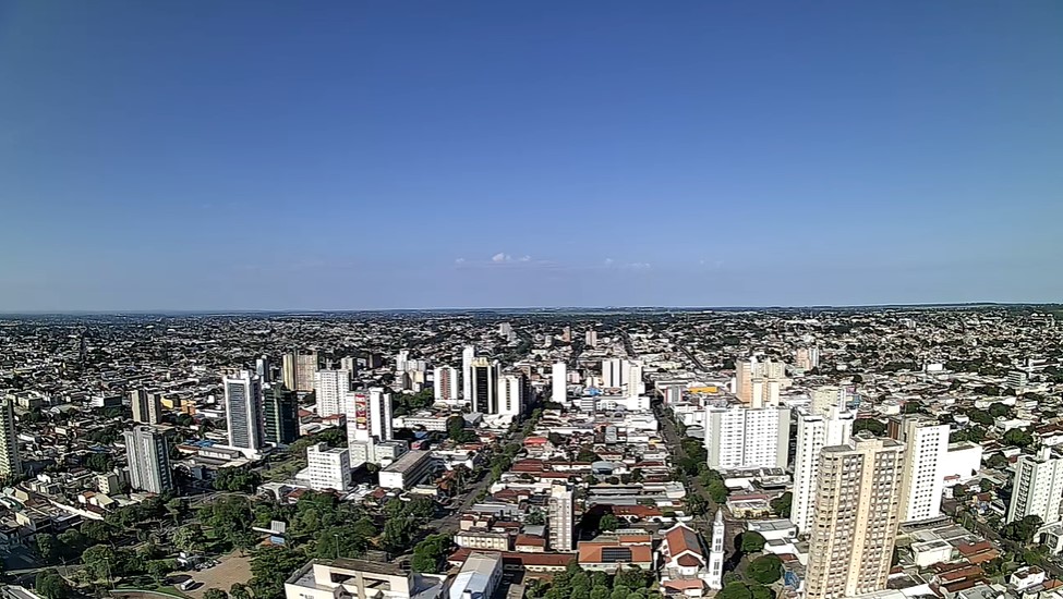 Campo Grande nesta manh de segunda-feira FRANCISCO BRITTO