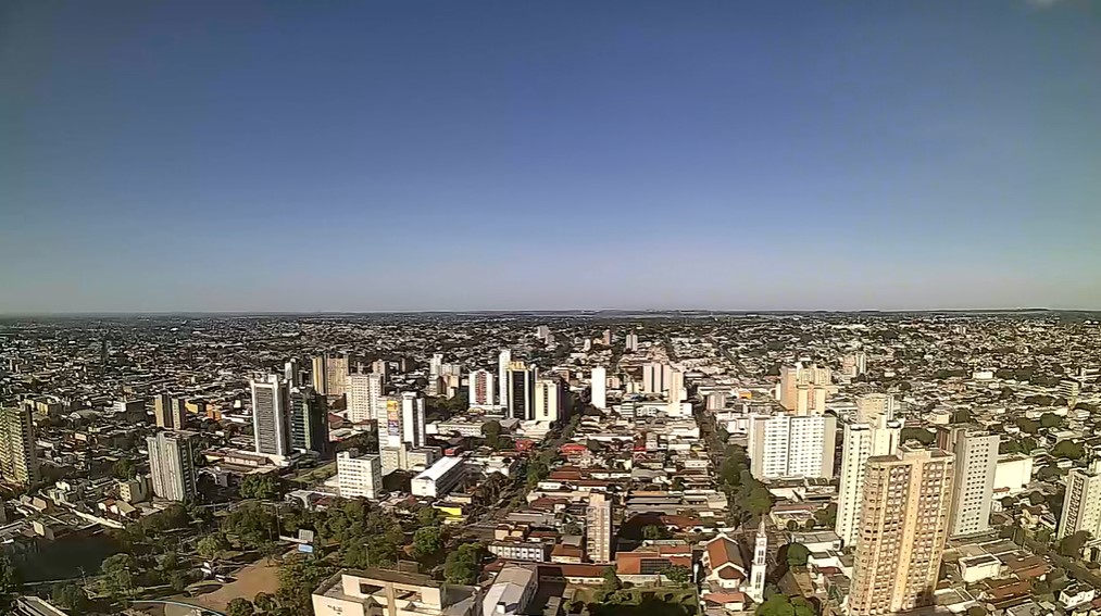 Campo Grande nesta manhã de quinta-feira