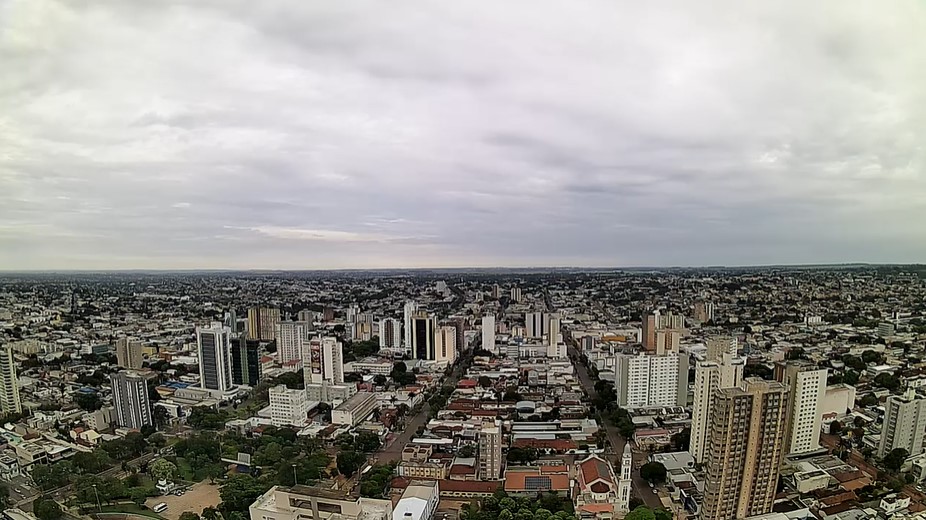 Campo Grande nesta manh de segunda-feira FRANCISCO BRITTO