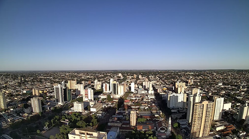 Campo Grande nesta manh de tera-feira FRANCISCO BRITTO