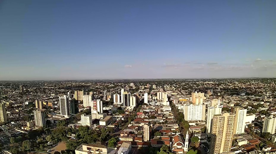 Campo Grande nesta manh de segunda-feira FRANCISCO BRITTO