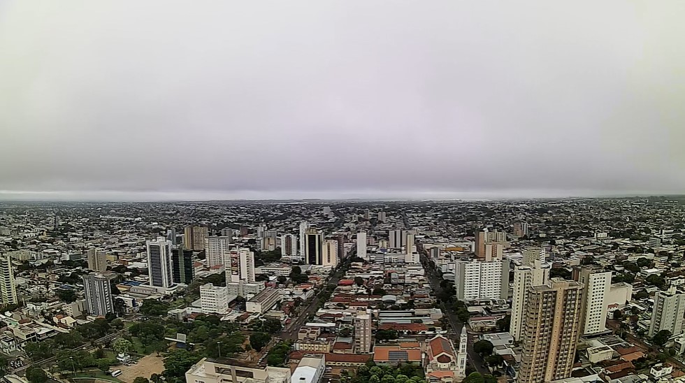 Campo Grande nesta manhã de segunda-feira ©FRANCISCO BRITTO