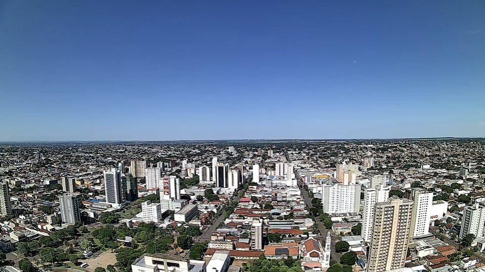 Campo Grande nesta manh de domingo FRANCISCO BRITTO